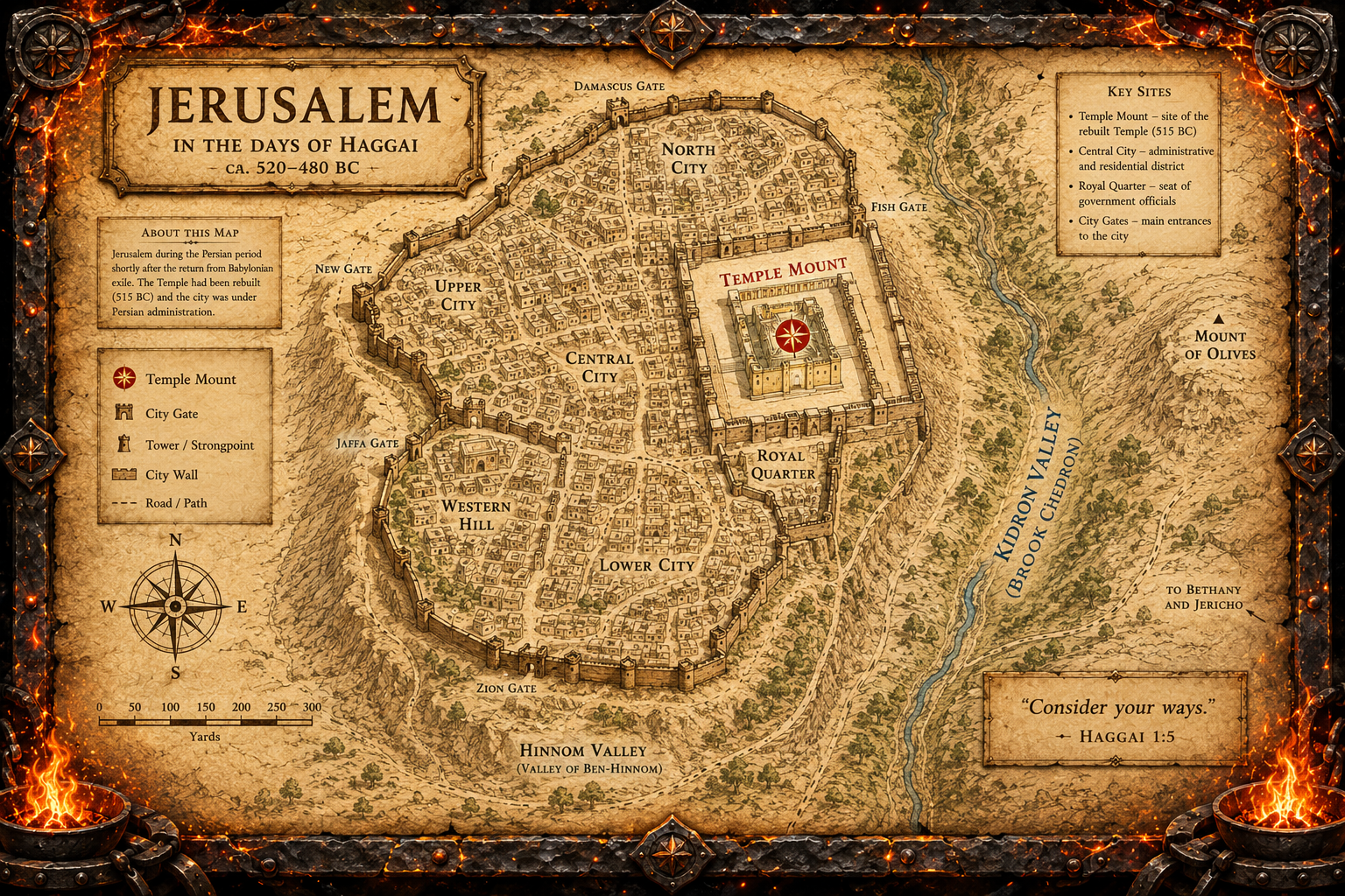 The Temple Mount (Mount Moriah)